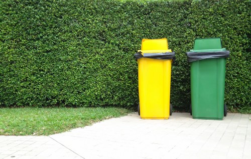 Different types of construction waste materials